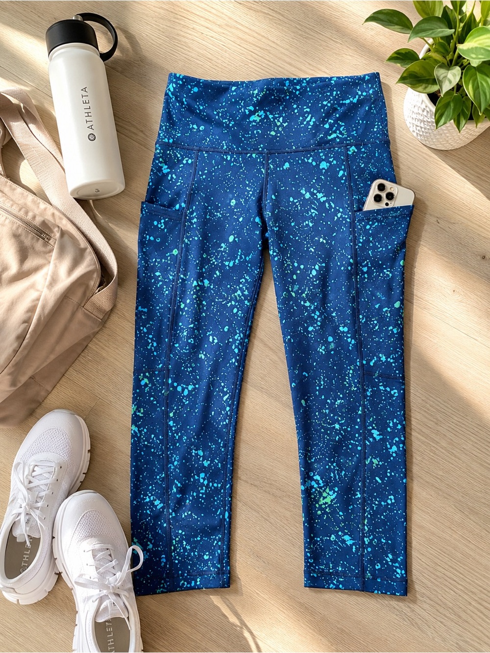Athleta Ultimate Stash Pocket Running Capri Leggings XS